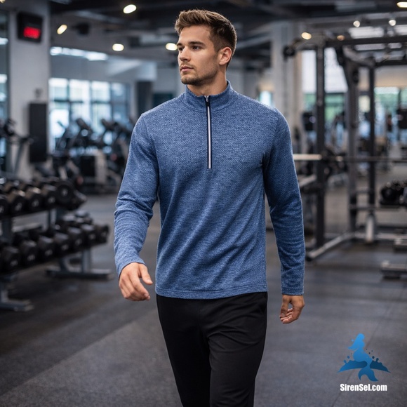 1198 lululemon Metal Vent Tech Midnight Half-Zip – XL – Blue - Picture 2 of 14